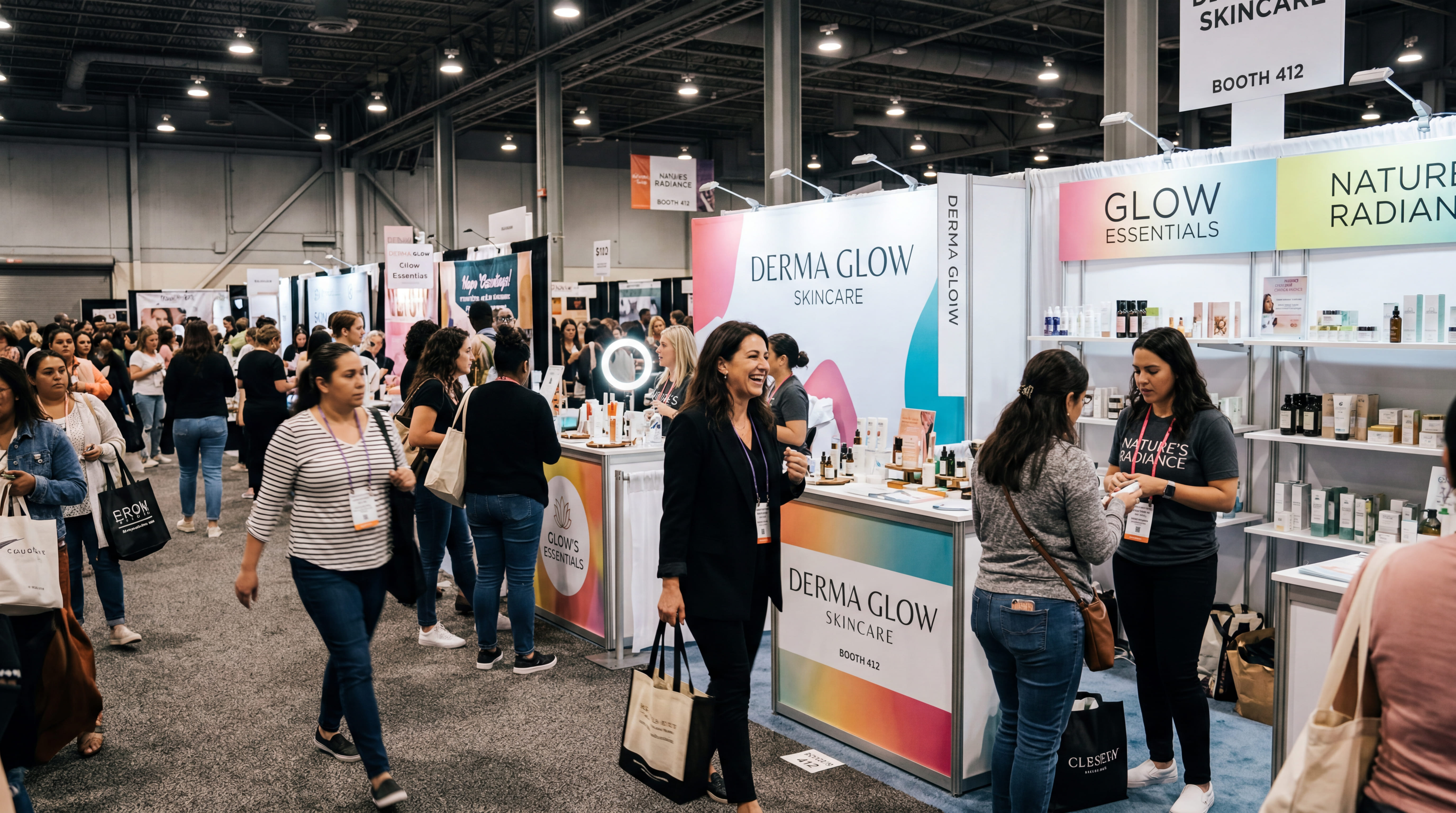 Cosmetóloga realizando un servicio facial premium en med spa